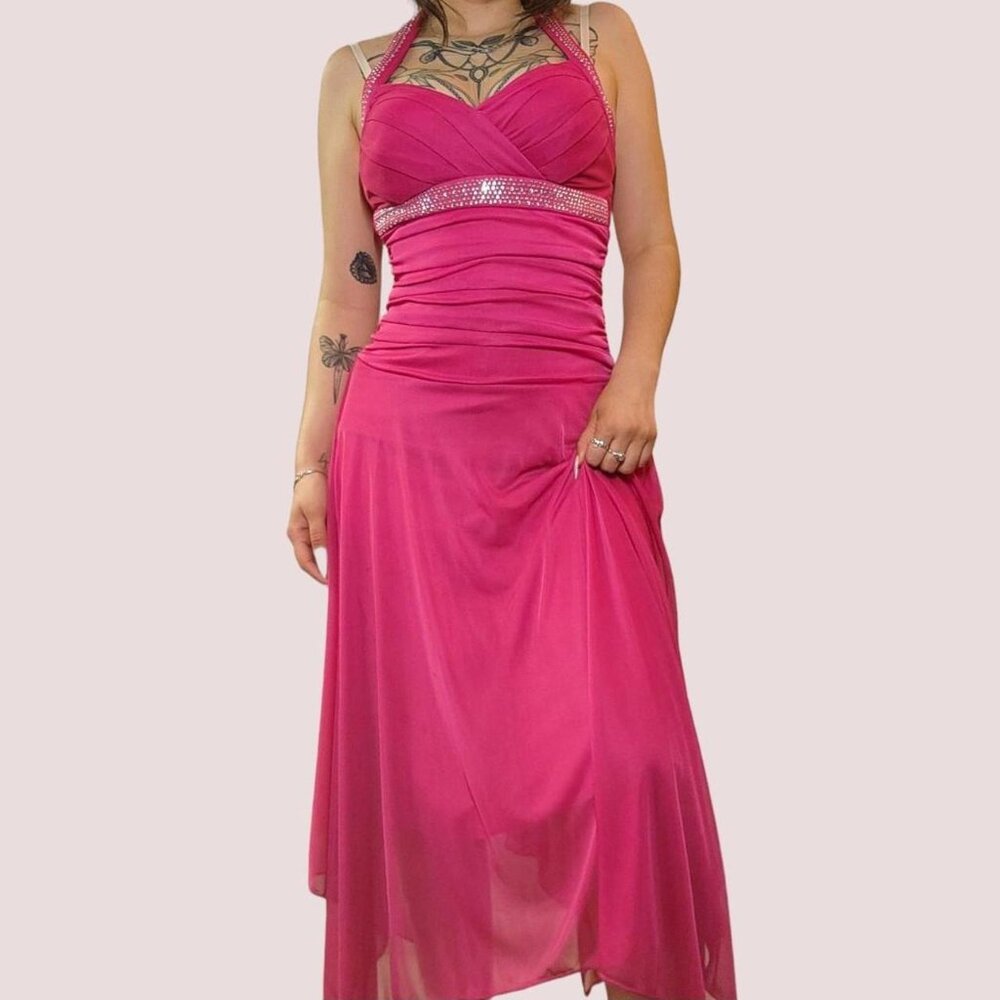 Vintage Y2K Hot Pink Fairy Dress 💕